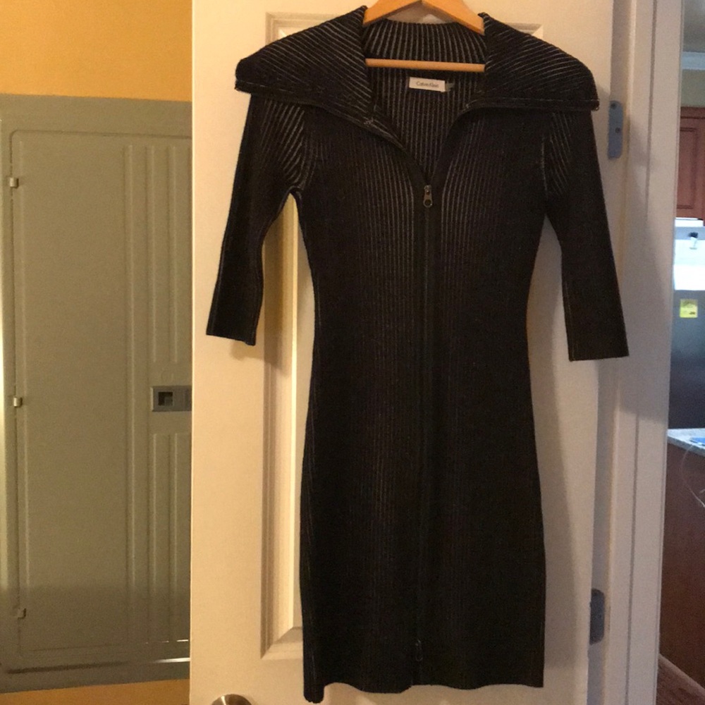 Calvin Klein bodycon sweater dress
